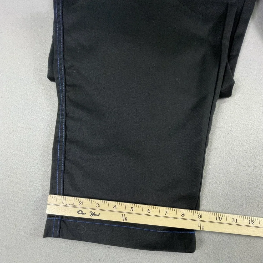True Religion Cargo Pants‎ Mens 34 Black Pacific Blue Straight Leg NWT Y2K Style